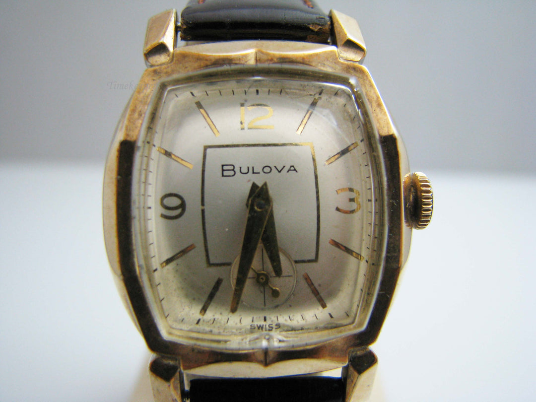 b597 Unisex Vintage Mechanical Bulova Wristwatch