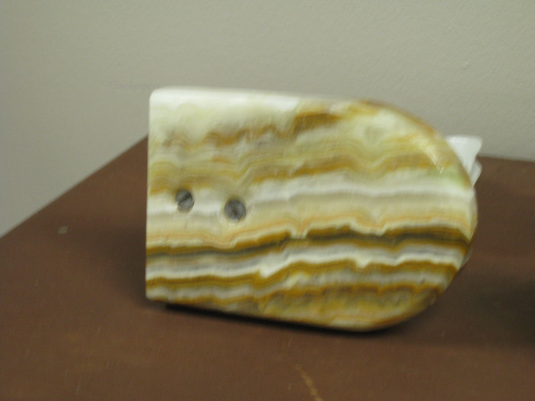 g221 1920s Art Deco Clock With Horse Head Bookends