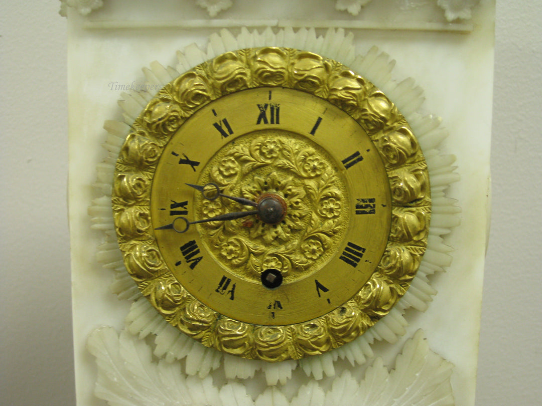g223 1840s French Alabaster Clock