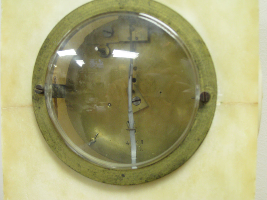 g223 1840s French Alabaster Clock