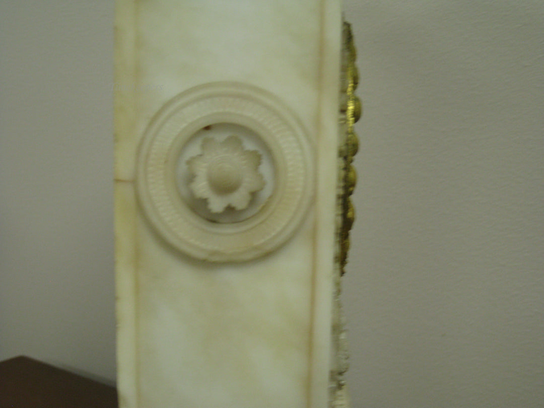 g223 1840s French Alabaster Clock