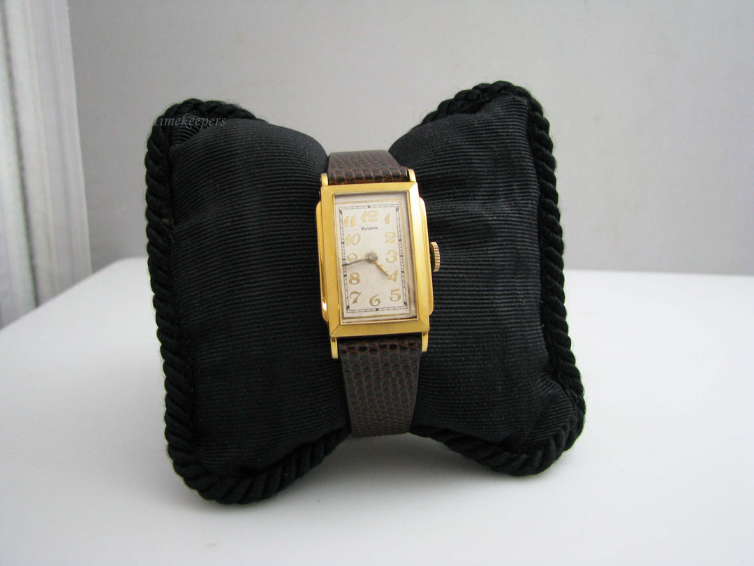 b615 Vintage Unisex 10kt RGP Bulova Wristwatch