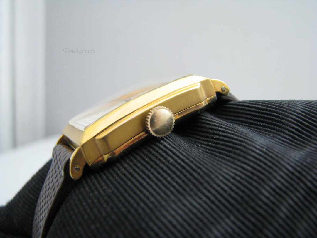 b615 Vintage Unisex 10kt RGP Bulova Wristwatch