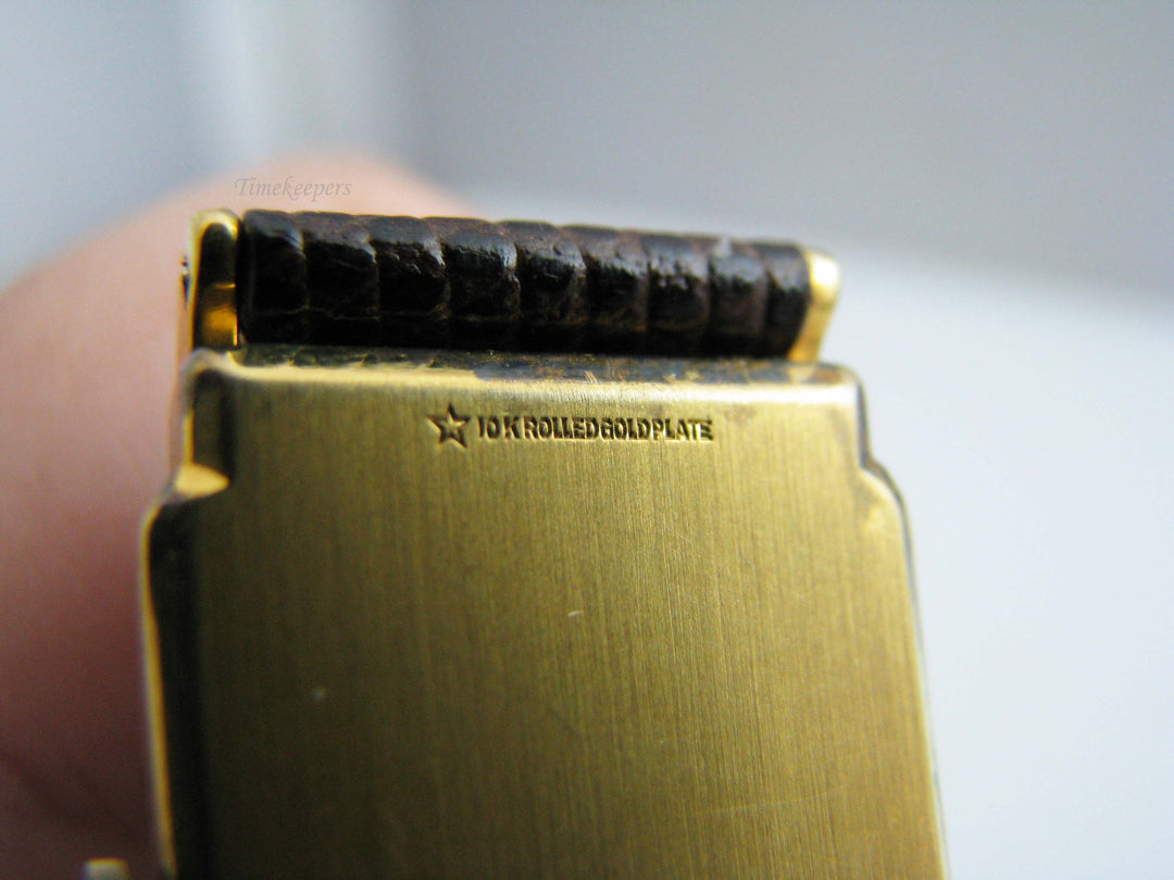 b615 Vintage Unisex 10kt RGP Bulova Wristwatch