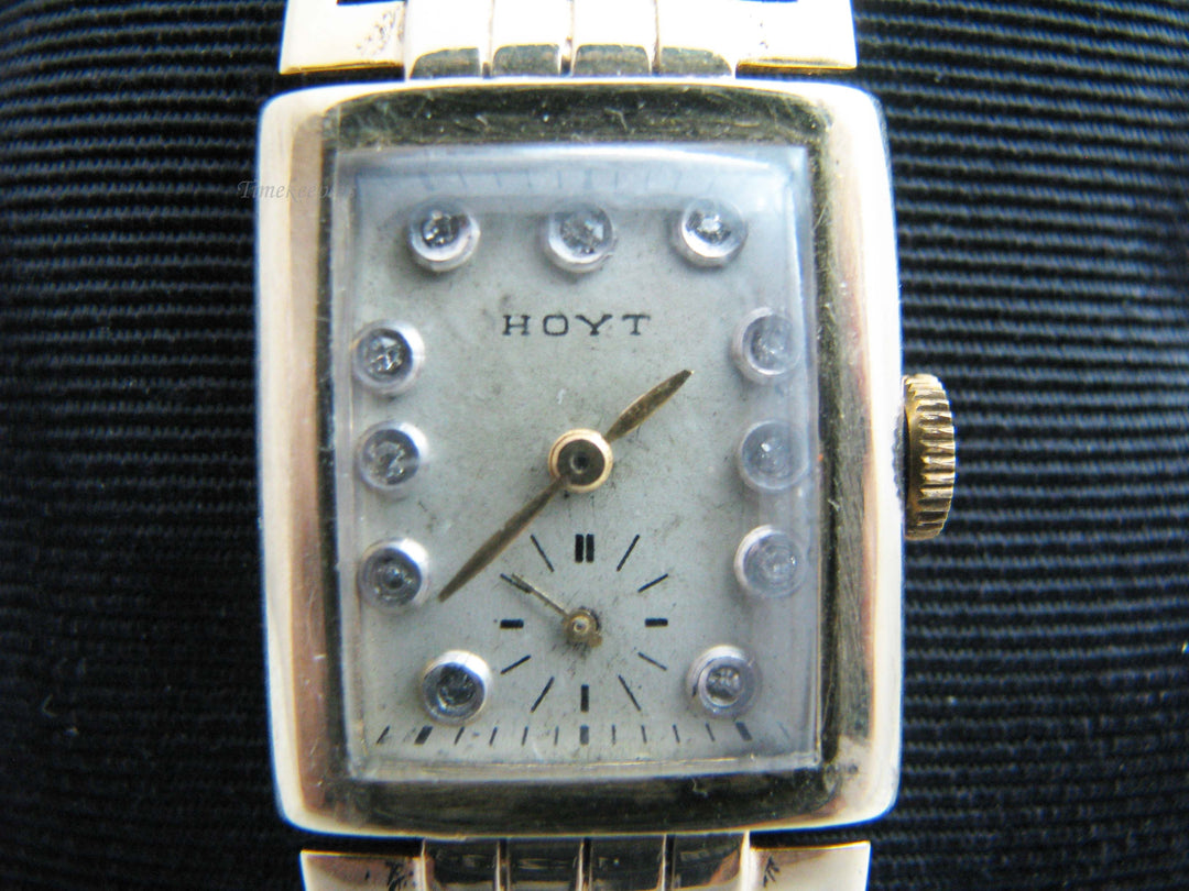 g167 Vintage Unisex 14kt Yellow Gold Hoyt Wristwatch