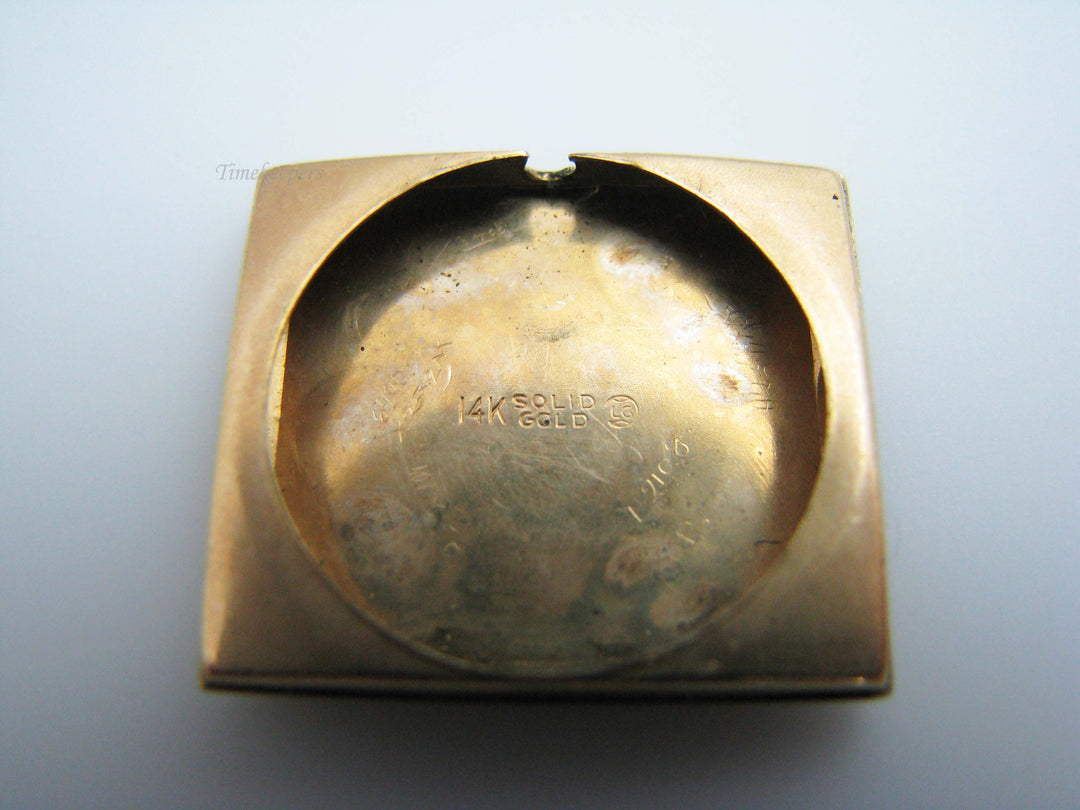 g167 Vintage Unisex 14kt Yellow Gold Hoyt Wristwatch