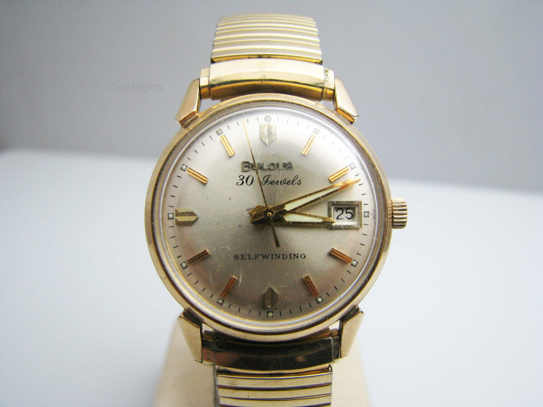 b385 Men's Self Winding 30J Bulova wristwatch