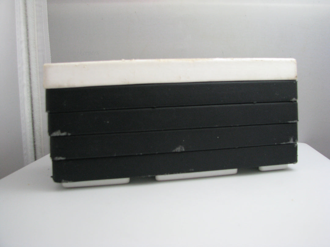 b632 Portable Stackable 4 Tiered Ring Jewelry Holders with lid