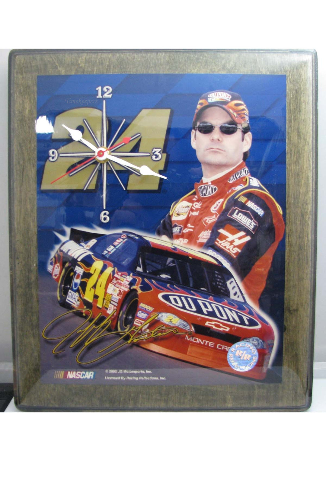 b637 Jeff Gordon #24 NASCAR Quartz Hanging Wall Clock