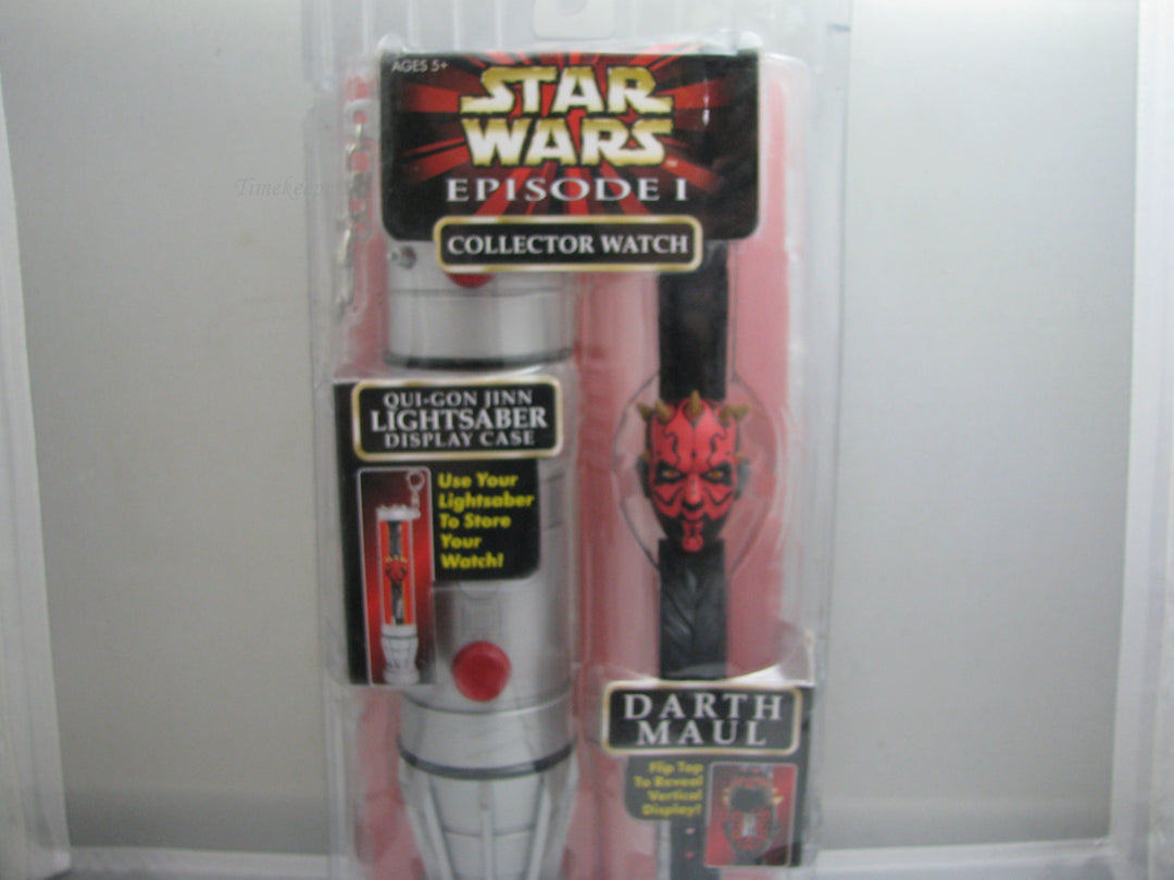 b638 Star Wars Episode I Darth Maul Collector's Wristwatch