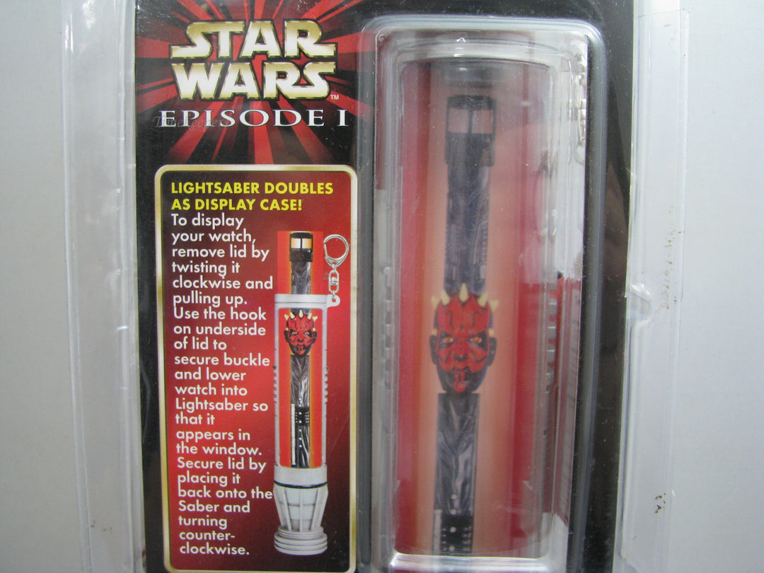 b638 Star Wars Episode I Darth Maul Collector's Wristwatch