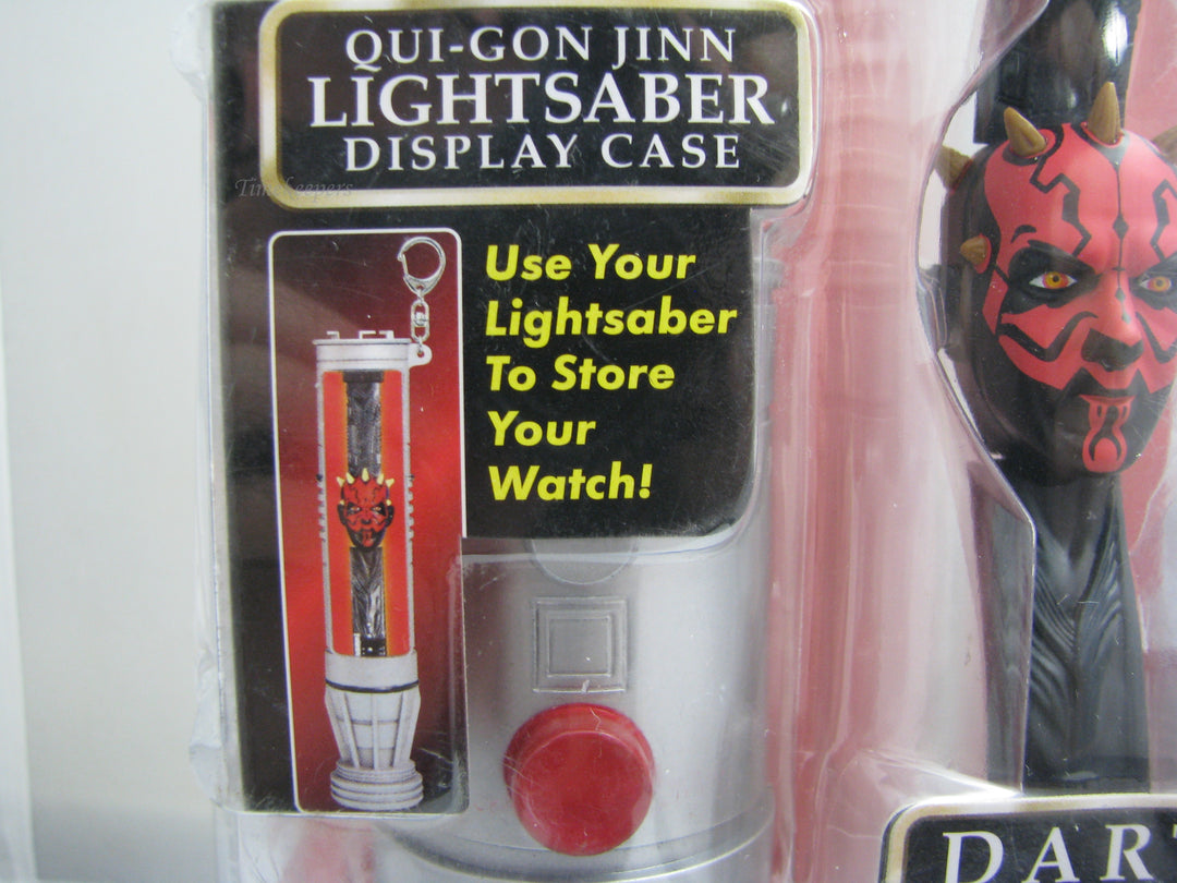 b638 Star Wars Episode I Darth Maul Collector's Wristwatch