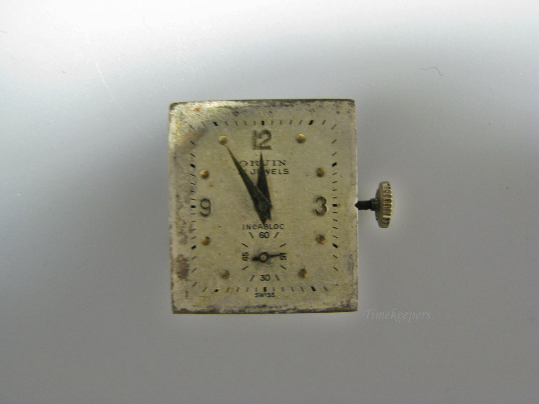 H088 Gorgeous Orvin Mechanical Hand Wind Watch with Second Sub-Dial from 1960s