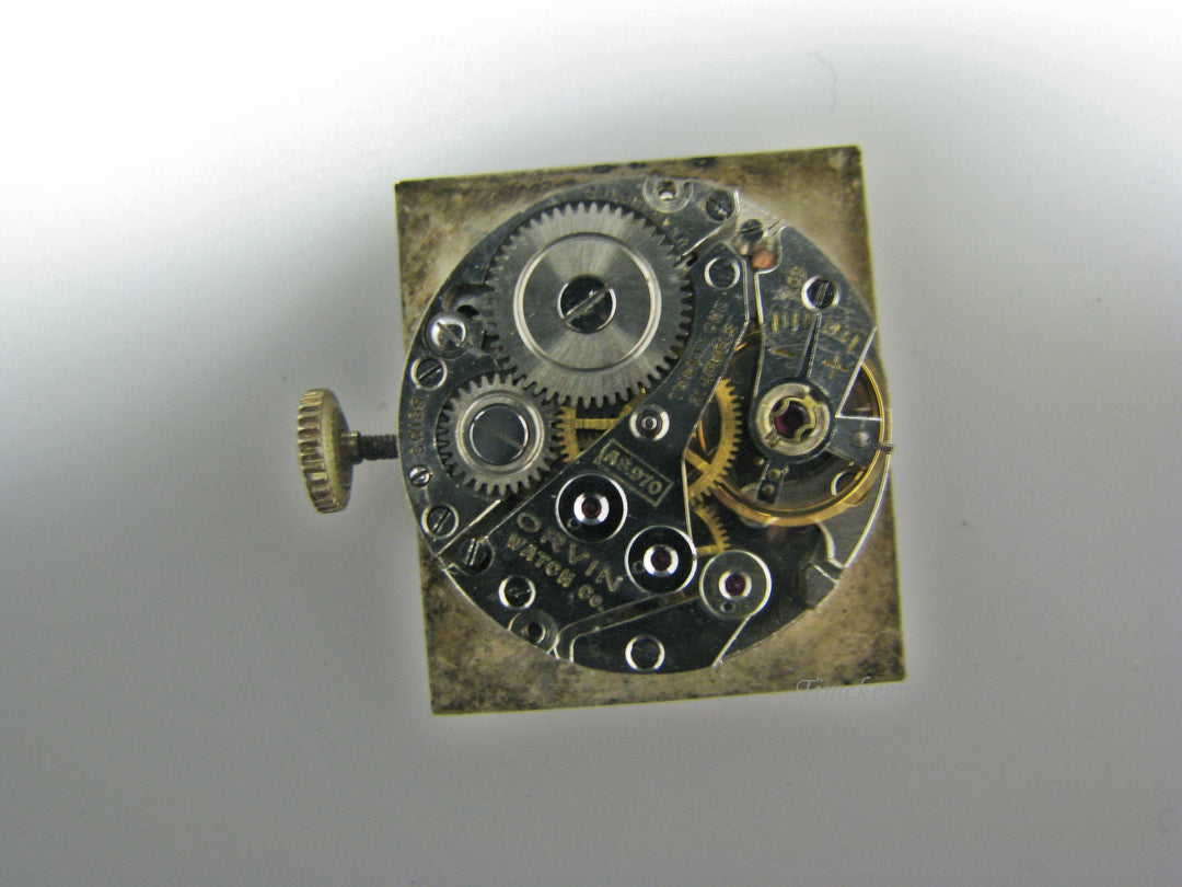 H088 Gorgeous Orvin Mechanical Hand Wind Watch with Second Sub-Dial from 1960s