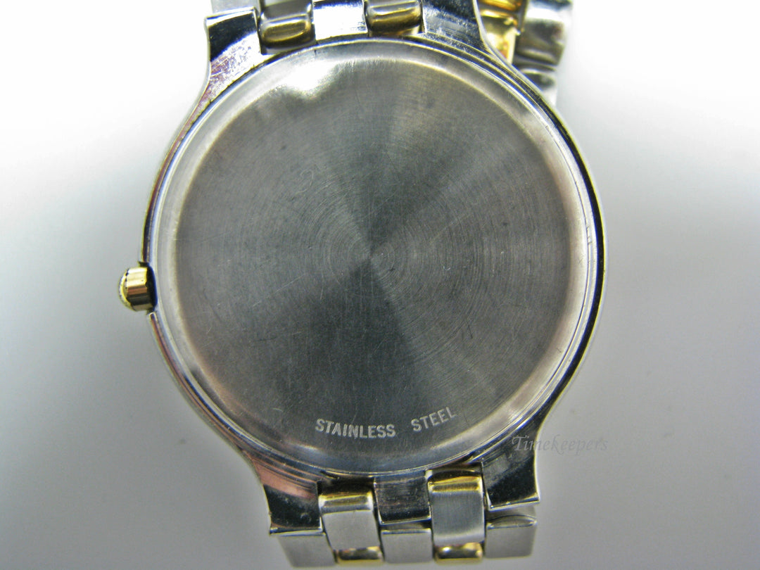 H093 Awesome Two Tone Quartz Wittnauer Watch from 1980's