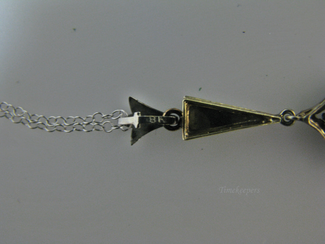 H101 Stunning Diamond Necklace in 14k White Gold