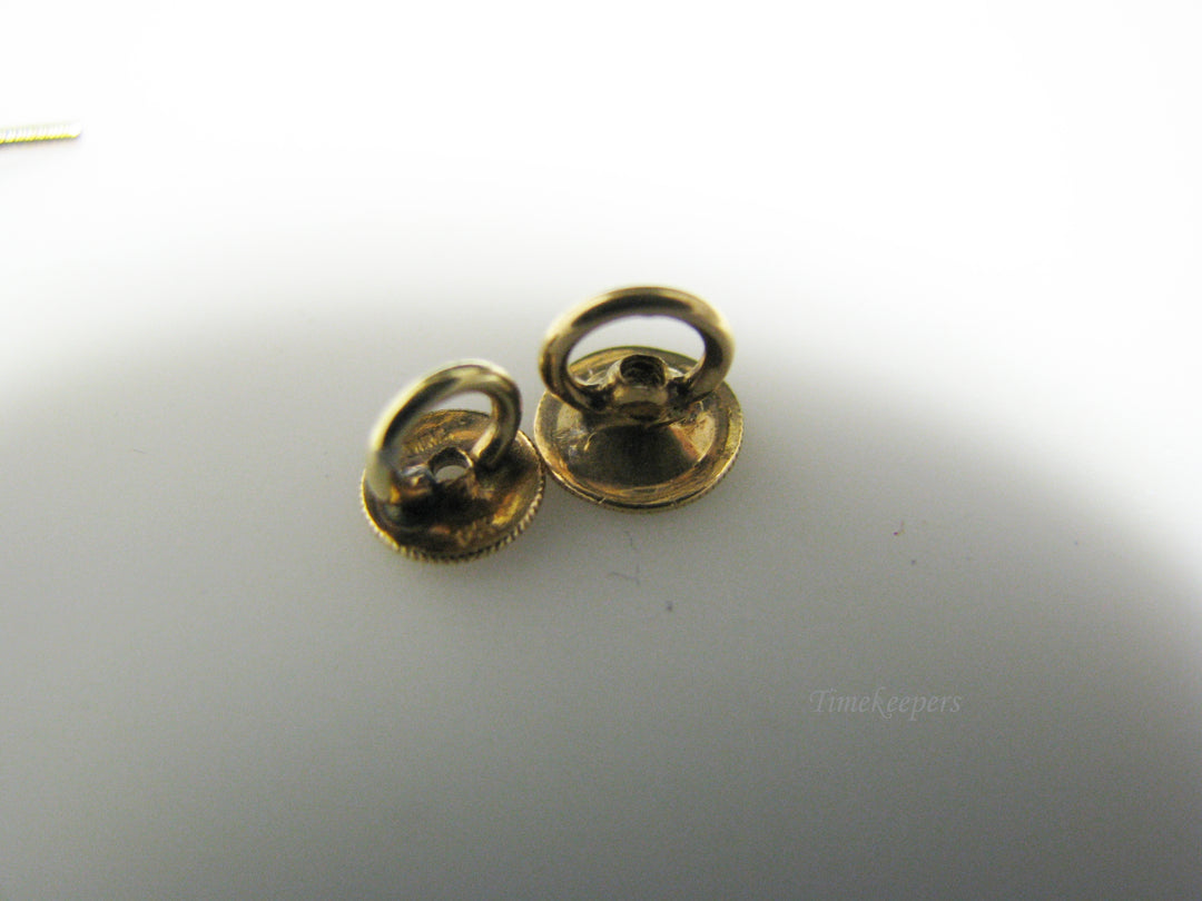 c989 Beautiful 1 carat total weight Diamond Stud Earrings in 14k Yellow Gold