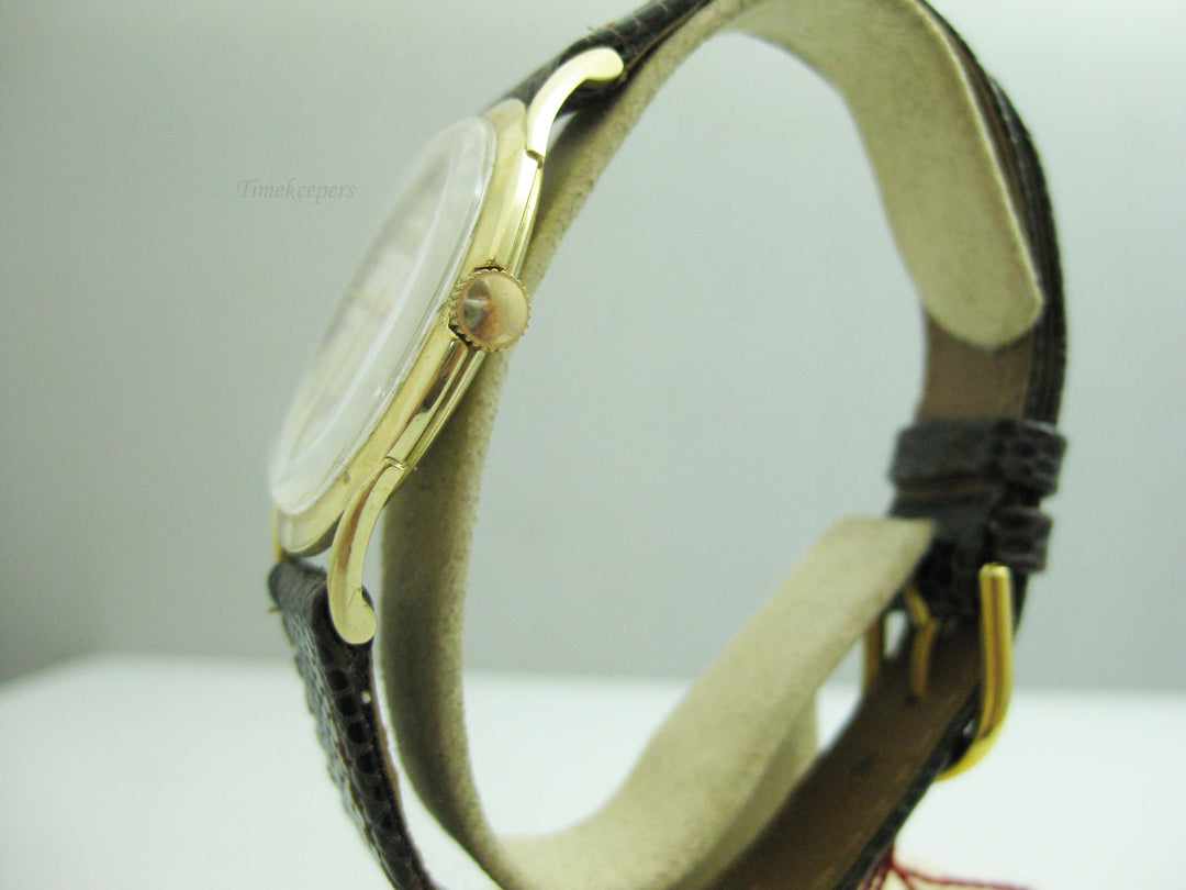 b720 Men's Classic 14kt Yellow Gold Lucien Piccard Mechanical Wristwatch