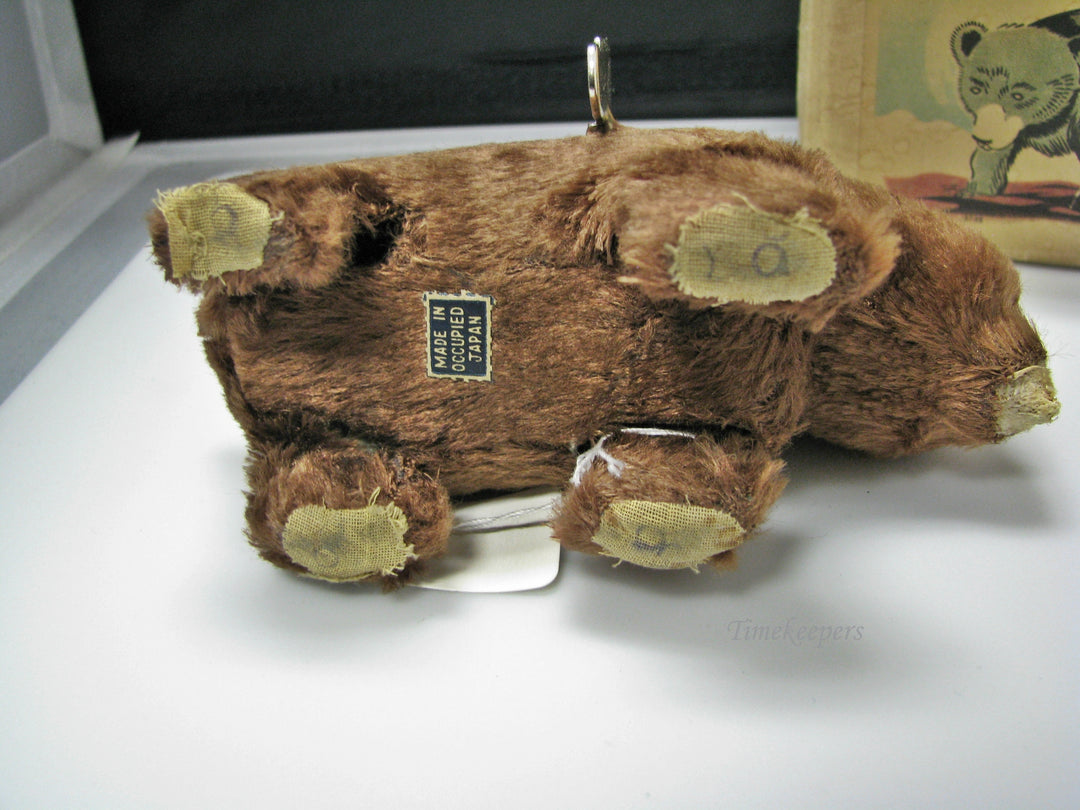 H138 Cute Clever Bear Wind Up Toy with Original Box from 1950's