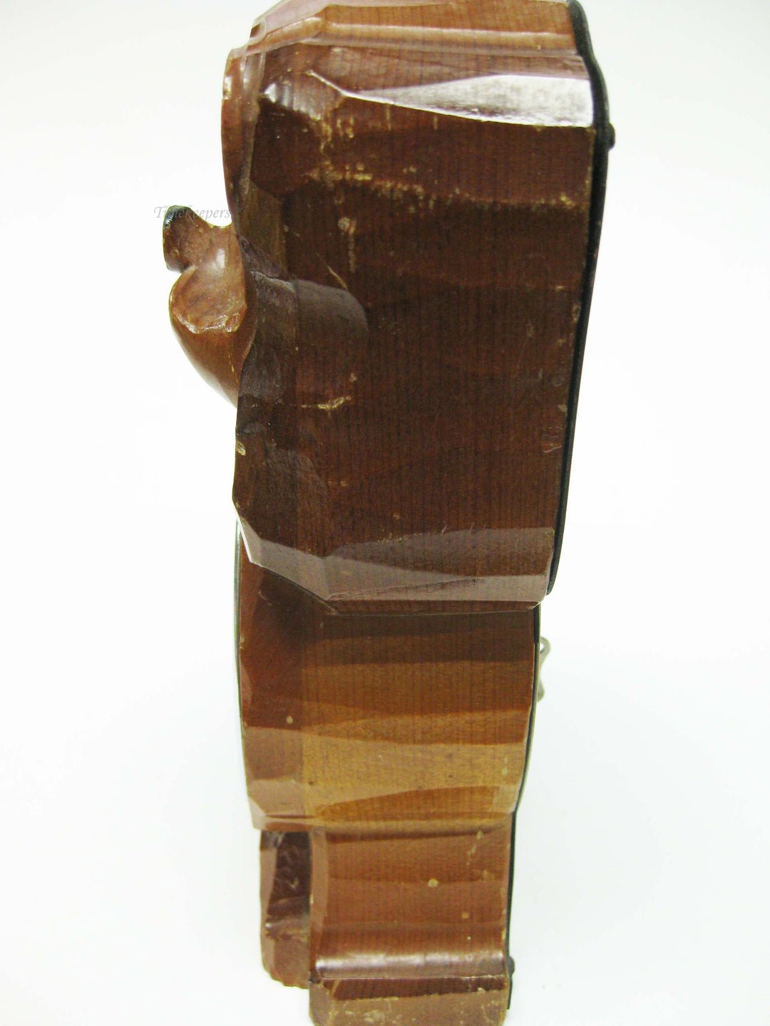 b758 Cute Tezuka Clock Co Poppo Dog Moving Eyes Wind Up Desk Clock