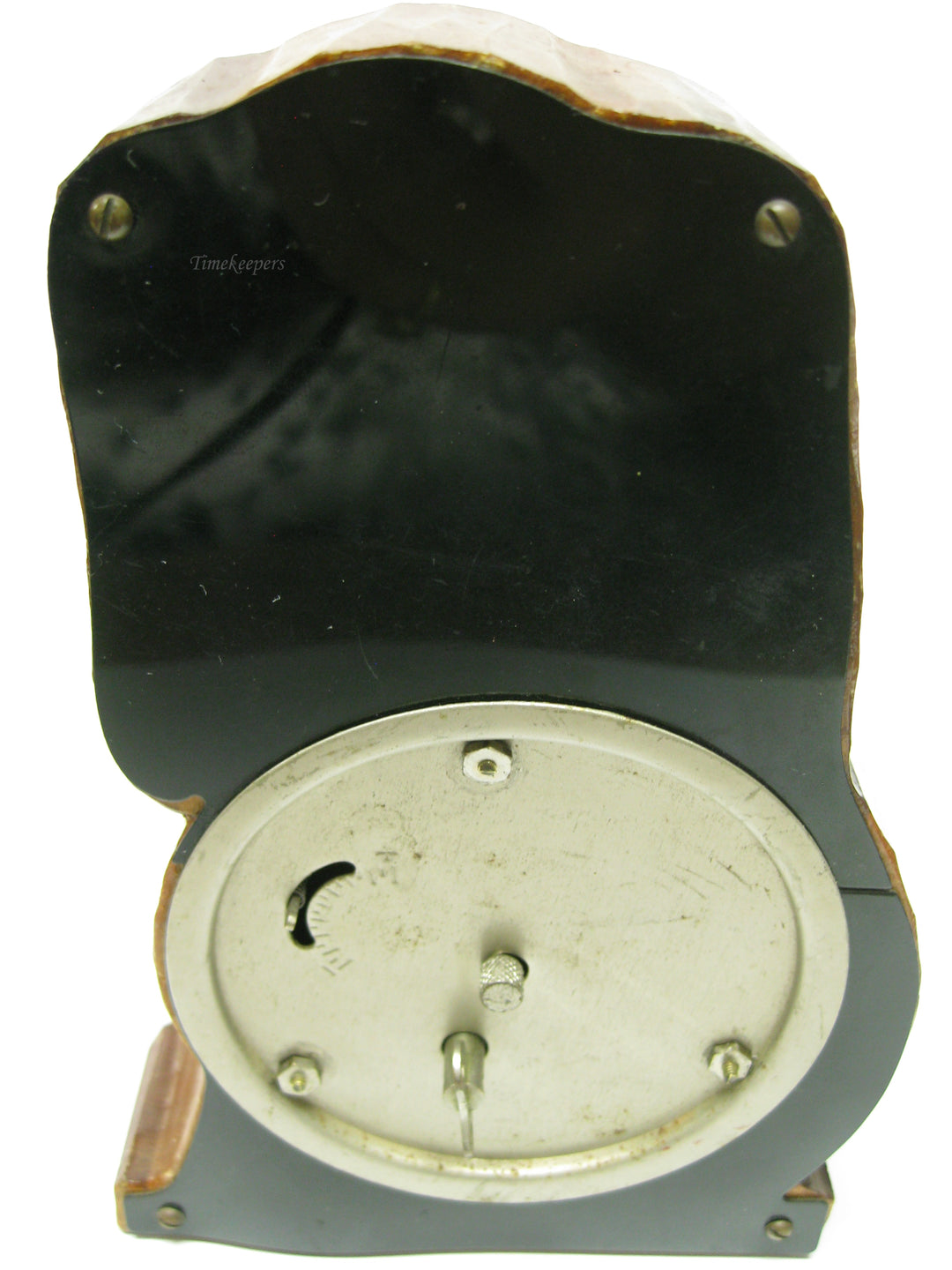 b758 Cute Tezuka Clock Co Poppo Dog Moving Eyes Wind Up Desk Clock