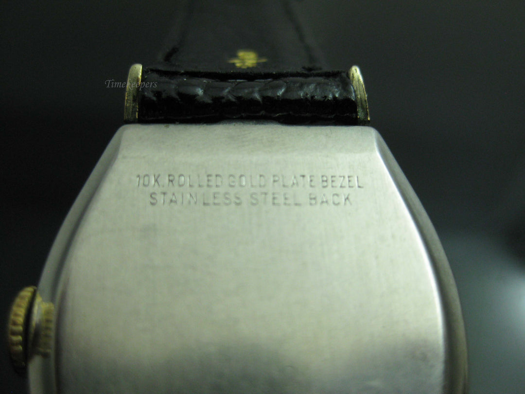 b773 Men's Vintage 10kt Rolled Gold Plated Mechanical Benrus Wristwatch