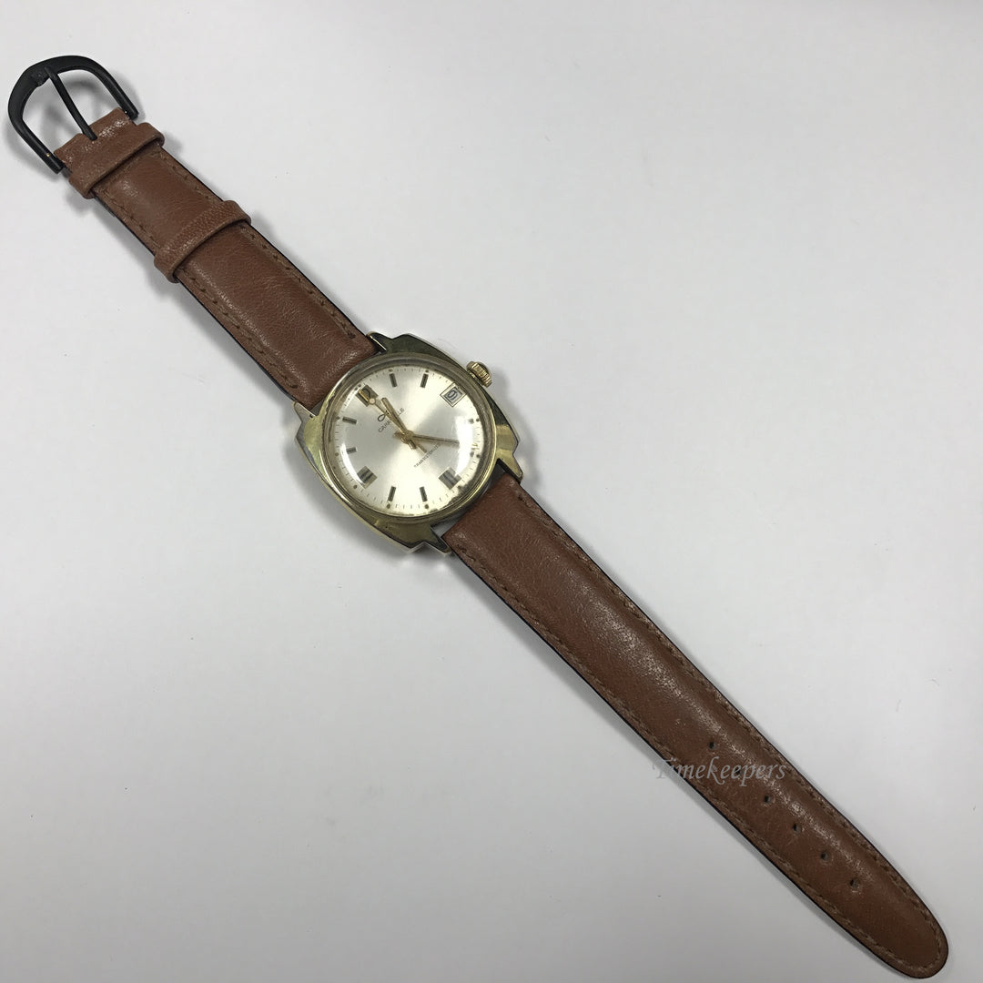 a613 Vintage Original Caravelle Electro Mechanical Waterproof Watch 1970's Japan