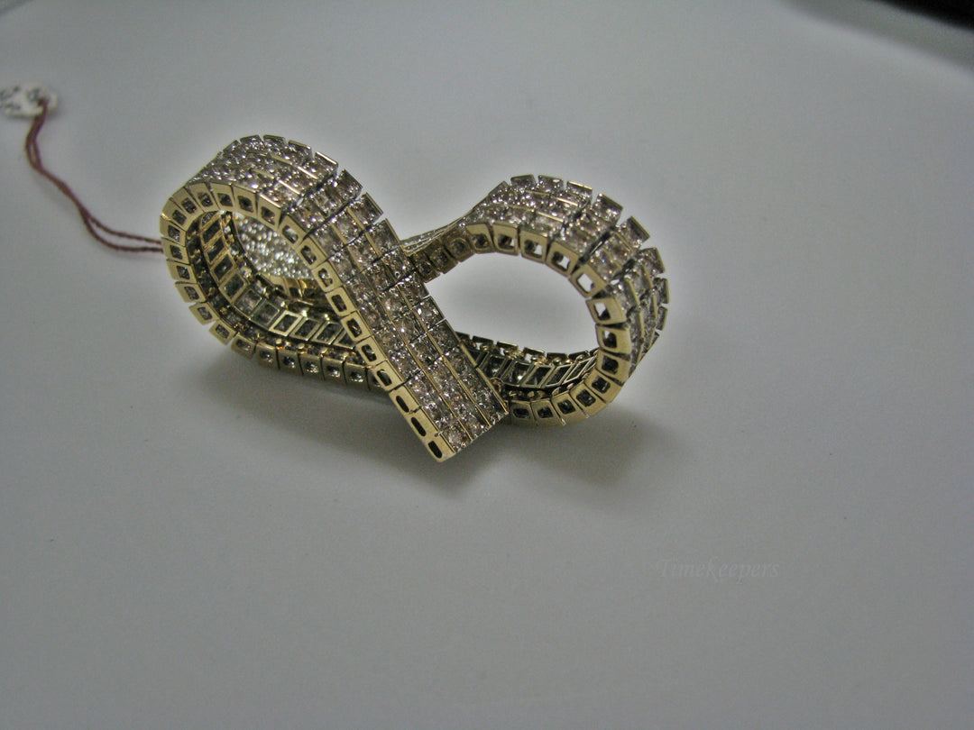 H183 Gorgeous Tennis Bracelet in 10k Yellow Gold with 7.0 TCW in Diamonds