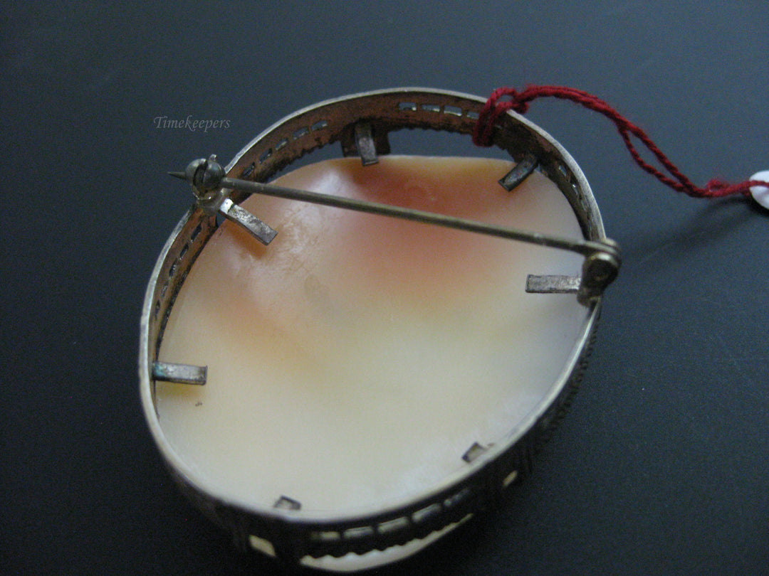 g283 Beautiful Cameo Brooch with a Delicate Gold Toned Setting