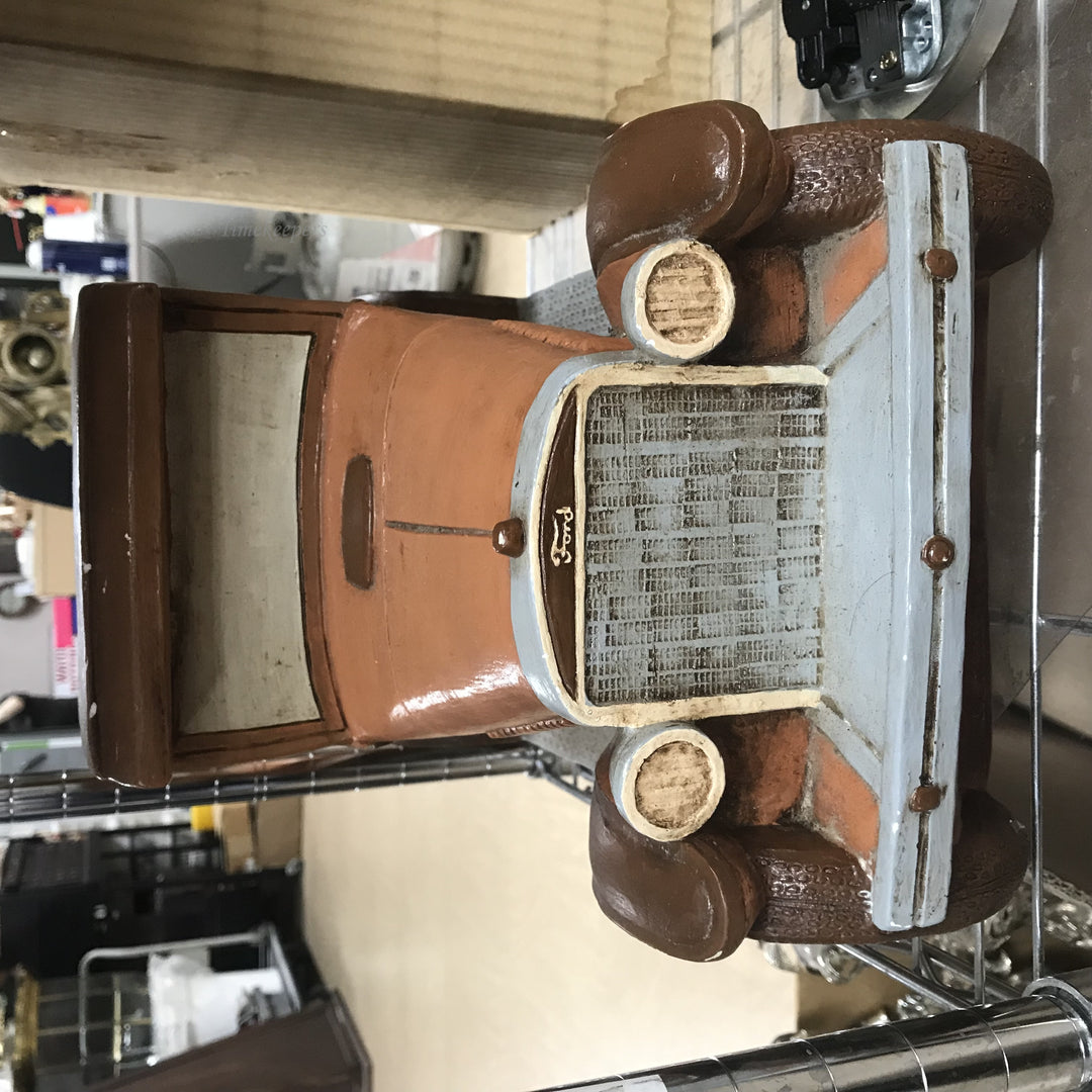 f249 Antique Terracotta Hand Painted Antique Money Box Piggy Bank