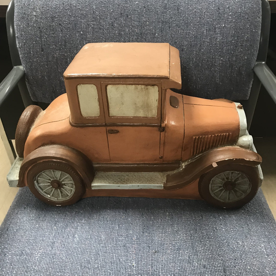 f249 Antique Terracotta Hand Painted Antique Money Box Piggy Bank