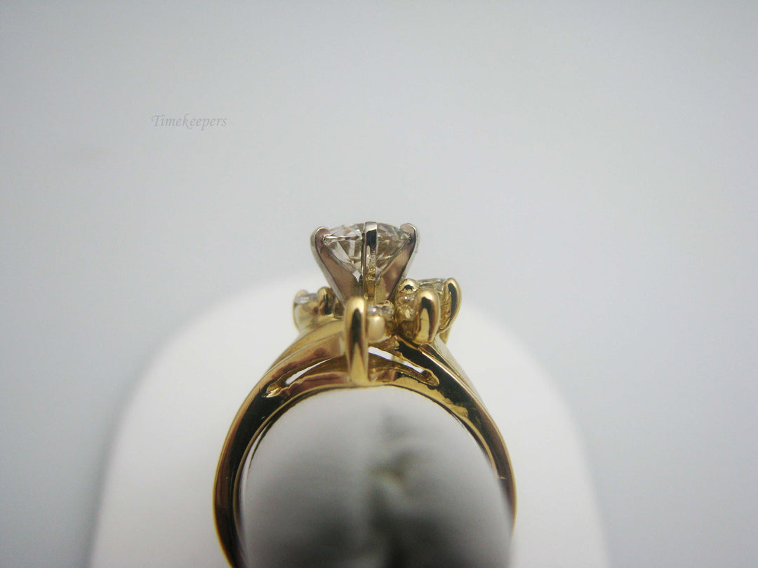 b449 Stunning 18kt Yellow Gold Diamond Wedding Set