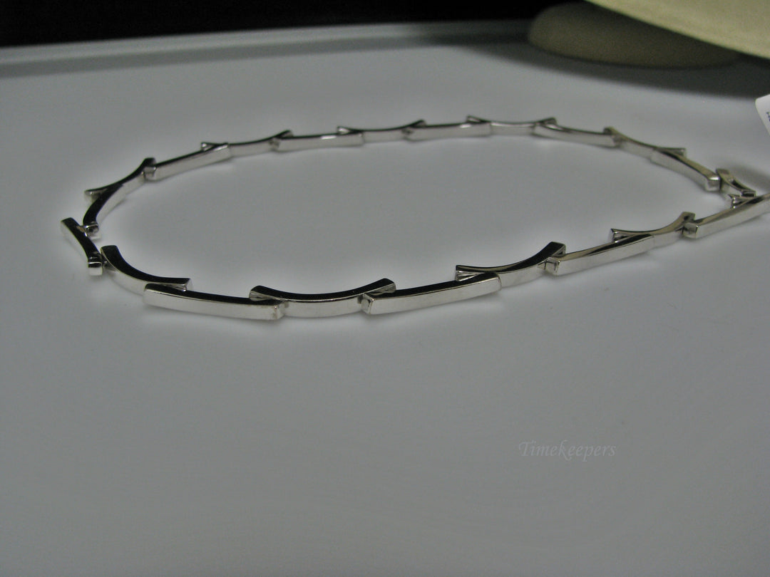 H197 Stunning Necklace with Multiple Diamonds in 18K White Gold