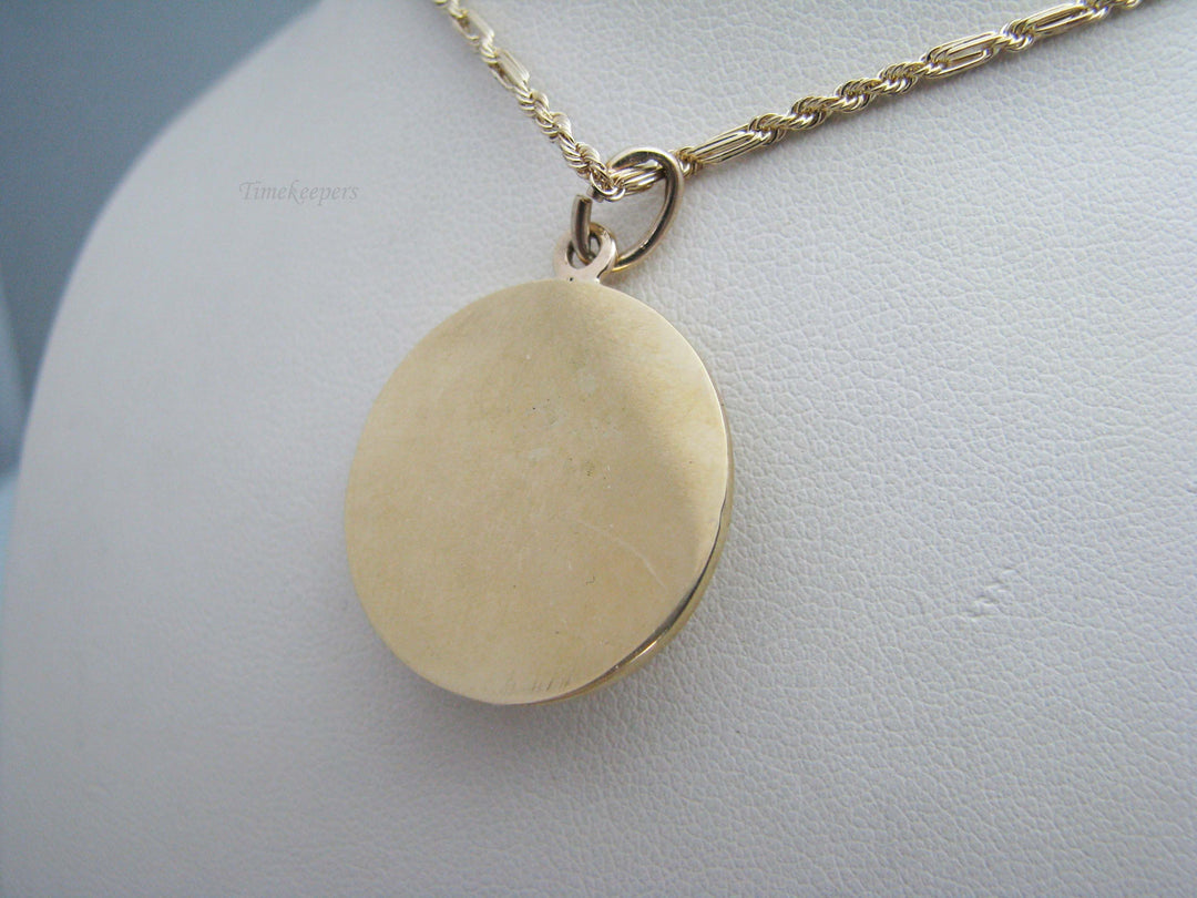 b480 Religious Saint Christopher "Protect Us" Pendant with 20" chain