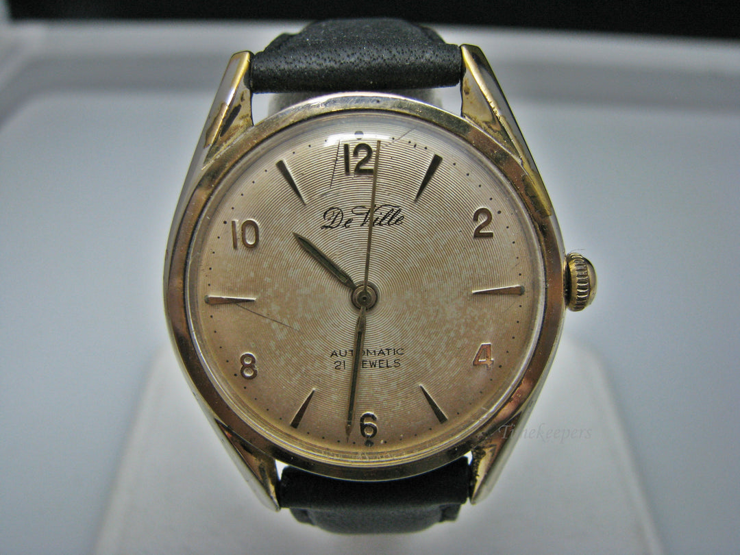 H257 Unique De Ville Mechanical Men's Wrist Watch from 1960's