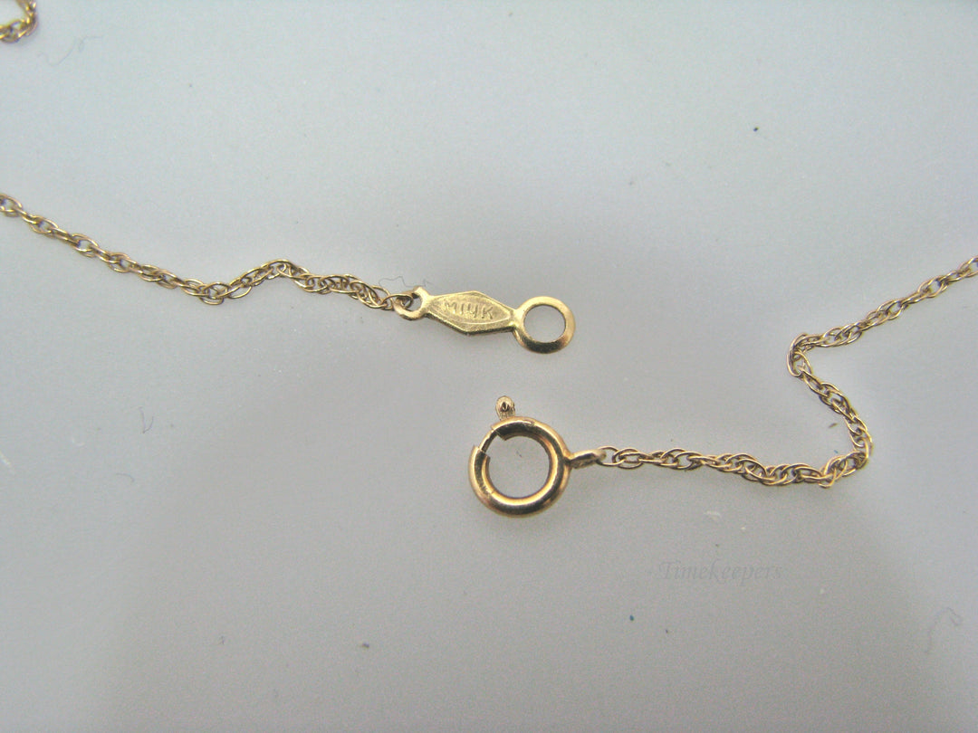 H280 Stunning 14k Yellow Gold Emerald Necklace with Multiple Diamonds