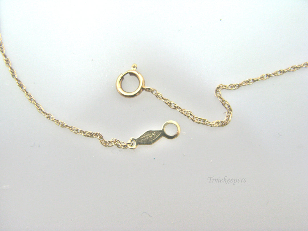 H280 Stunning 14k Yellow Gold Emerald Necklace with Multiple Diamonds