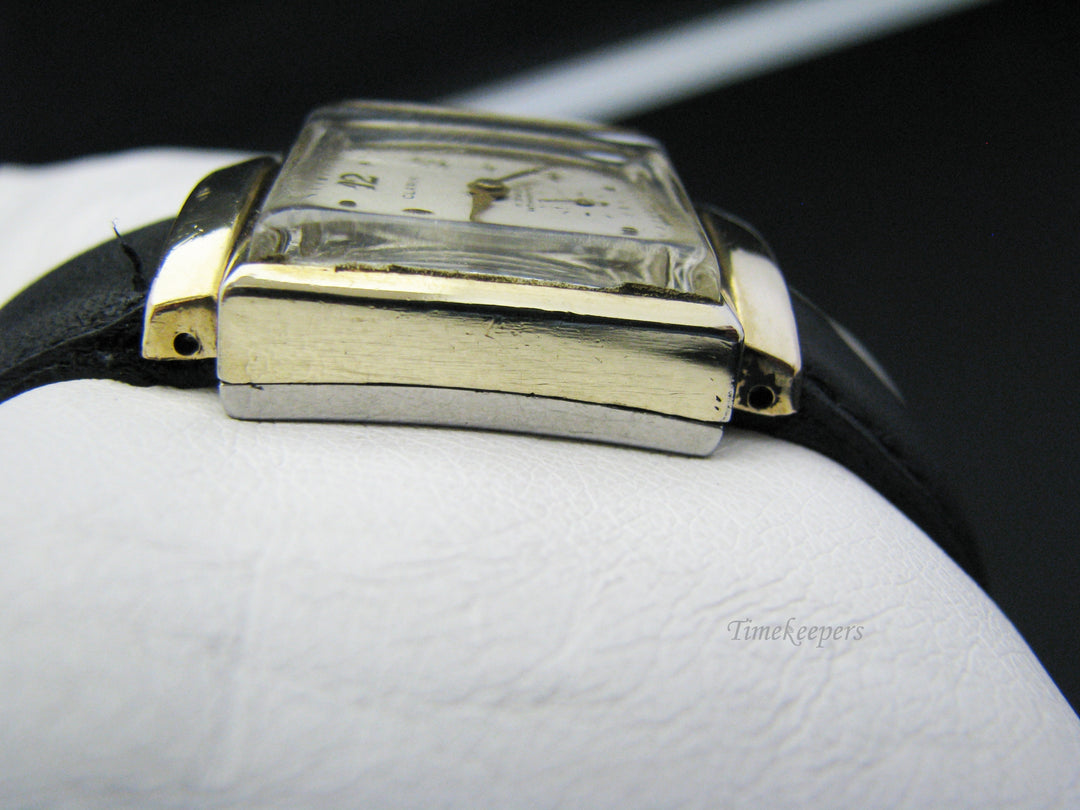 c758 Nice Vintage Clarin Gold Tone Mechanical Wrist Watch 1950's