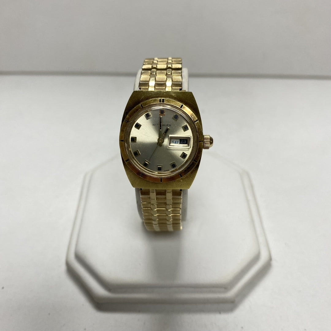 r831 Vintage 18K Gold Electroplated WITTNAUER Mechanical Watch | Vintage Watch