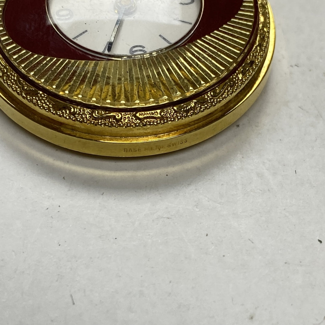 r834 Vintage Lucerne Unisex Gold Tone Swiss Mechanical Pocket Watch Vintage Antique Gold tone Vermeil