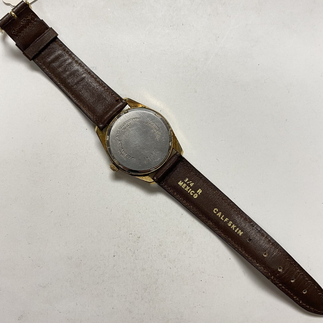 r838 Vintage DUFONTE by LUCIEN PICCARD Men's manual winding watch swiss made 1960s