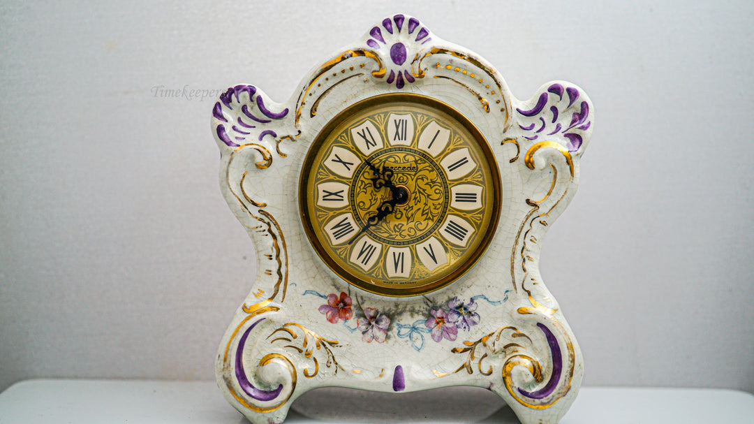 k353 Vintage Mercedes Clock