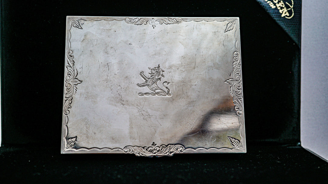 K491 Vintage Silver Container