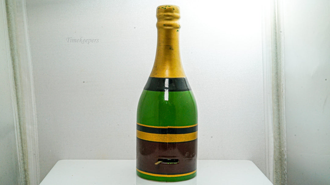 K148 Vintage Champagne Bottle Music Box