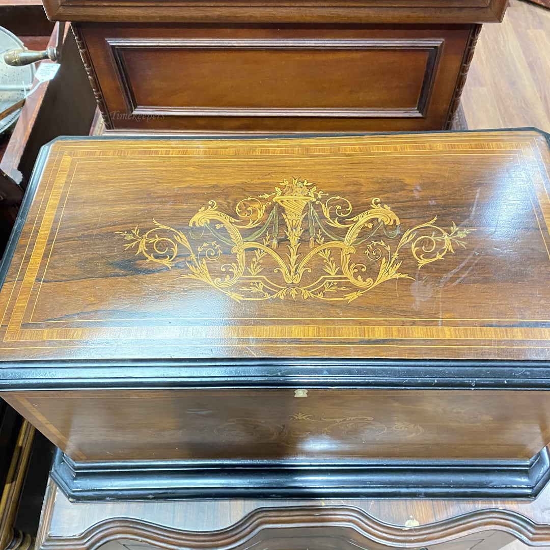 c092c Antique 1800's Collectible Organ Musical Box Working Condition