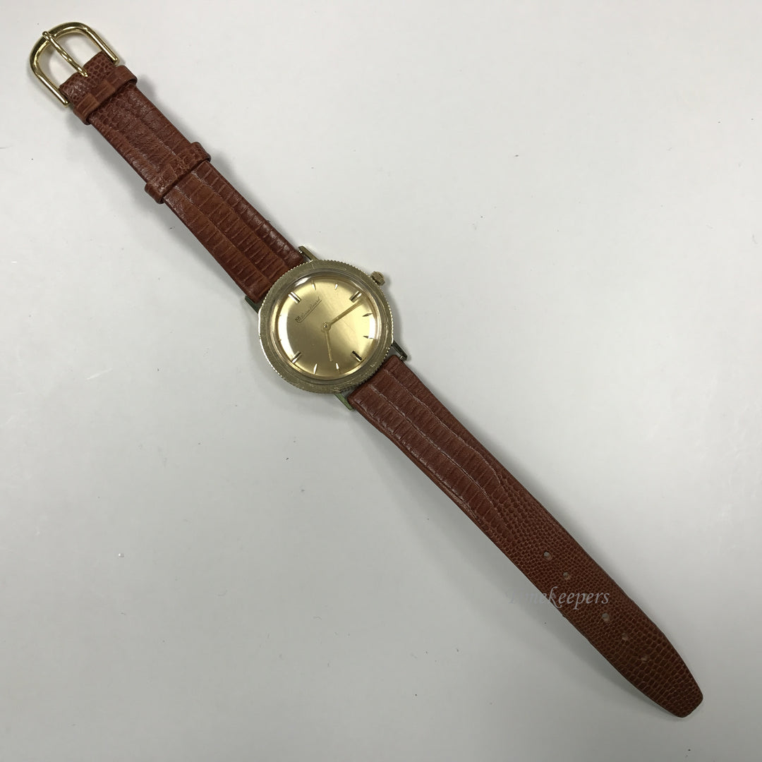 d141 Vintage Original Lucien Piccard Swiss 14K Gold Mechanical Wrist Watch