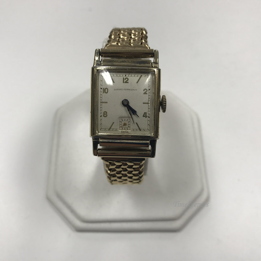 d214 Vintage Original Girard Perregaux Swiss 10K Gold Filled Elegant Wrist Watch
