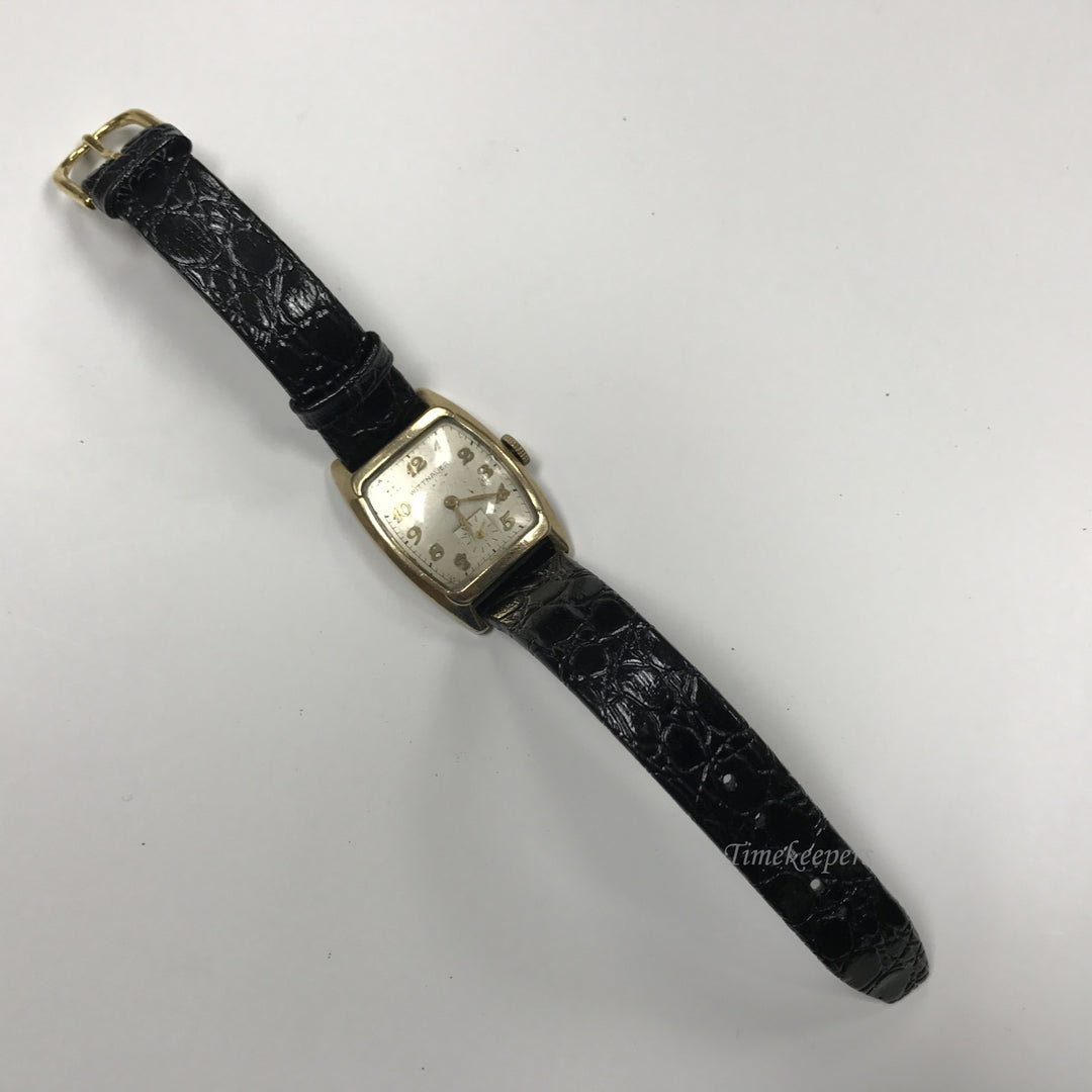 d238 Original Vintage Wittnauer Swiss 10K Gold Filled Steel Back 17J Wrist Watch