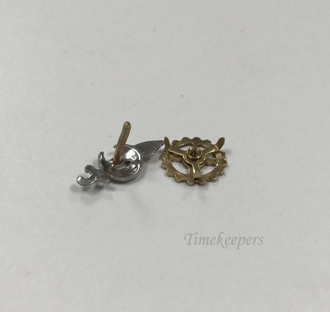 d260 Vintage Authentic 14K White Gold Diamond Shriners Lapel pin or Hat Pin