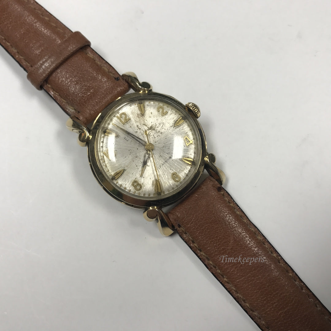 d325 Vintage Original Bulova 10K RGP Stainless Back Automatic Swiss Wrist Watch